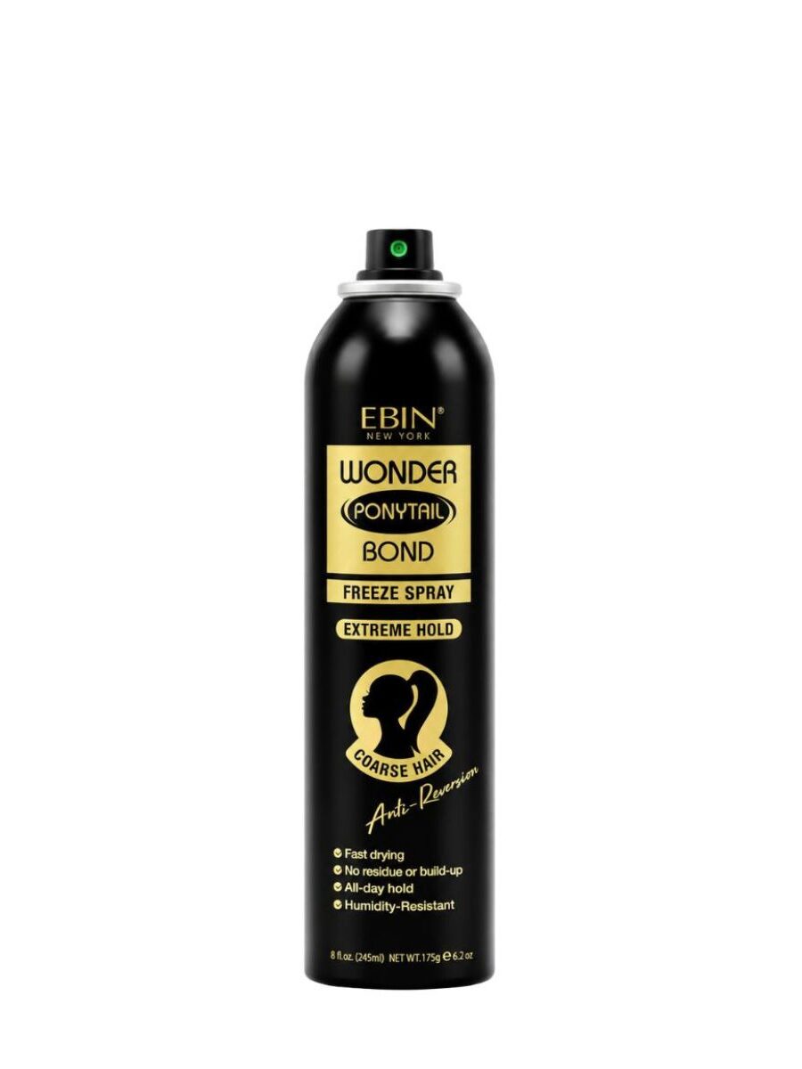 Ebin Wonder Pony Tail Spray Extreme (Coarse Hair) – Fixation maximale 245ml