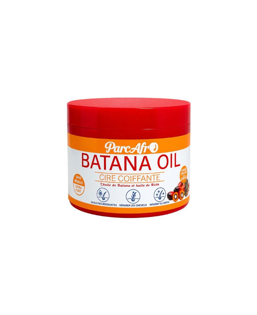 Pot de cire coiffante batana et huile de ricin ParcAfro pour fixation forte