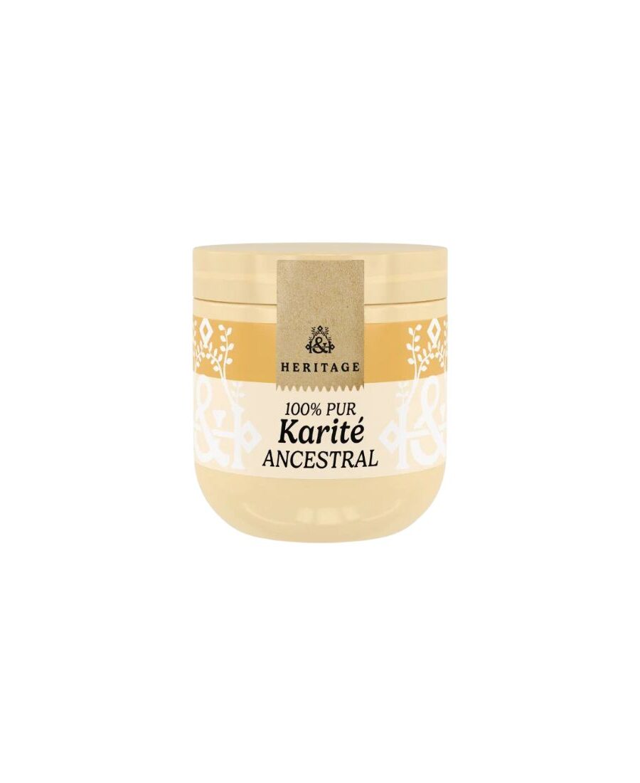 Pot de beurre de karité ancestral 100% pur Héritage 250g.
